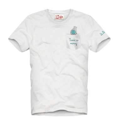 T-Shirt MC2 Saint Barth Homme Austin Time is Money