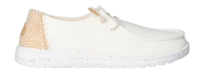 Instapper HEYDUDE Women Wendy Chambray Woven White Sand