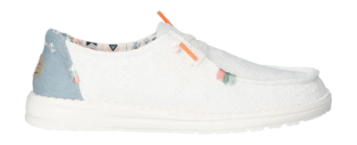 Slip-On Shoes HEYDUDE Women Wendy Boho White Crochet