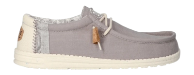 Chaussures HEYDUDE Wally Break Stitch Pour Homme - Mocassin Confortable En Textile - Semelle Légère Et Flexible