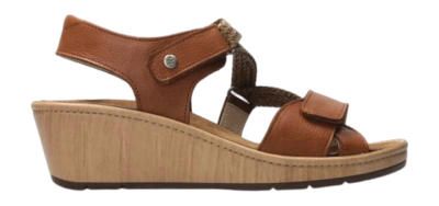 Sandalen Wolky La Jolla Viagretta Damen Cognac