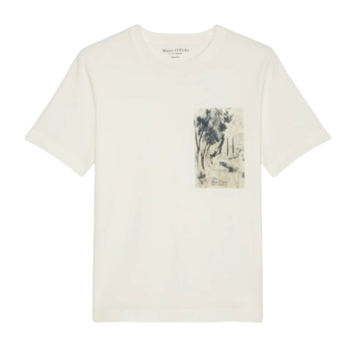 T-Shirt Marc O'Polo Men 424201251460 Egg White