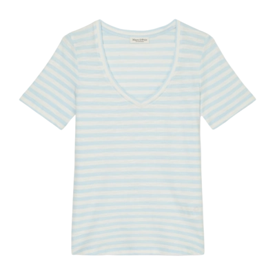 T-shirt Marc O'Polo Femme 404219651293 Multi Pastel Sky