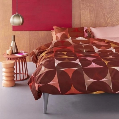 Dekbedovertrek Beddinghouse Dutch Design Redwood Rood Satijn