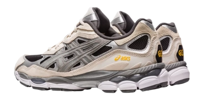Trainers ASICS Unisex GEL-NYC Black Clay Grey | Sneaker