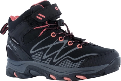Wandelschoen Hi-Tec Kids Blackout Mid Wp Black / Pink