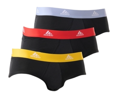 Onderbroek Adidas Men Brief Black 3 (3 Pack)