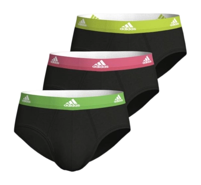 Onderbroek Adidas Men Brief Black 4 (3 Pack)