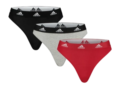Ondergoed Adidas Women Thong Assorted 3 (3 Pack)
