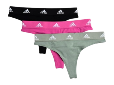 Ondergoed Adidas Women Thong Assorted 4 (3 Pack)