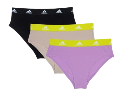 Ondergoed Adidas Women Bikini Assorted 2 (3 Pack)