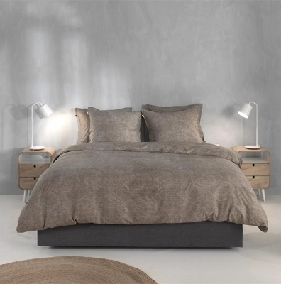 Dekbedovertrek Zo! Home Paisley-di-Lino Palm-Taupe Katoen