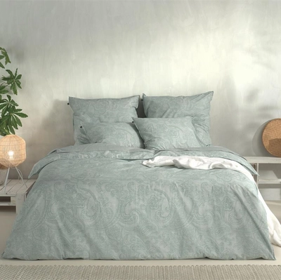 Dekbedovertrek Zo! Home Paisley-di-Lino Mint-Green Katoen