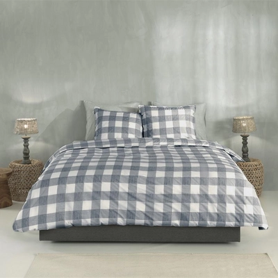 Dekbedovertrek Zo! Home Quattro-di-Lino Denim Katoen