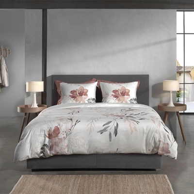 Dekbedovertrek Heckett and Lane Charlot Off-white Satijn