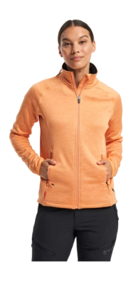 Trui Tenson Women TXlite Midlayer Zip Apricot Crush