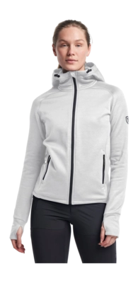 Trui Tenson Women TXlite Hoodie Zip High Rise Moon