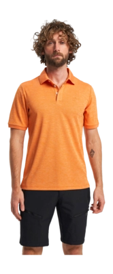 Polo Tenson TXlite Melange Polo Herren Amberglow