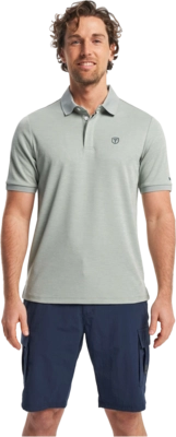 Polo Tenson Men TXlite Melange Polo Slate Grey