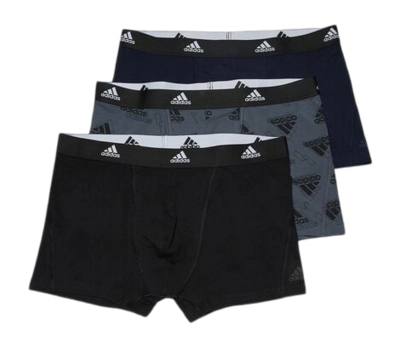 Boxershort Adidas Men Active Flex Trunk Assorted 922 (3 Pack)