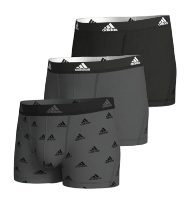 Boxershort Adidas Men Active Flex Trunk Assorted 924 (3 Pack)
