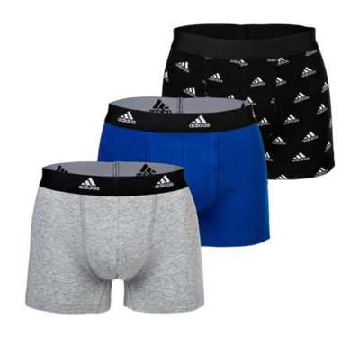 Boxershort Adidas Men Active Flex Trunk Assorted 952 (3 Pack)