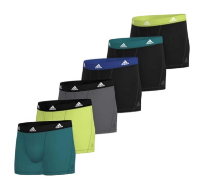 Boxer Adidas Homme Active Flex Trunk Assorti 919 (6 Pièces)