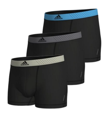 Boxershort Adidas Men Active Micro Flex Eco Trunk Black Body 070 (3 Pack)