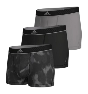 Boxershort Adidas Men Active Micro Flex Eco Trunk Assorted 936 (3 Pack)