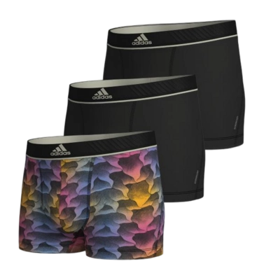 Boxer Adidas Men Active Micro Flex Eco Trunk Assorted 938 (3 Pack)