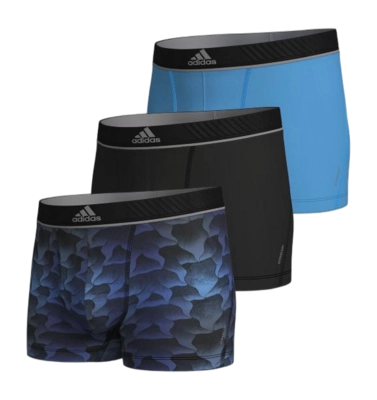 Boxershort Adidas Men Active Micro Flex Eco Trunk Assorted 940 (3 Pack)