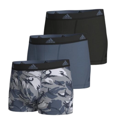 Boxer Shorts Adidas Men Active Flex Trunk Assorted 901 (3 Pack)