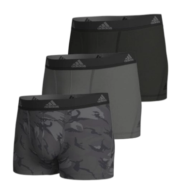 Boxershort Adidas Men Active Flex Trunk Assorted 902 (3 Pack)