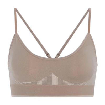 Bralette Adidas Femmes Sport Actif Contour Seamless White