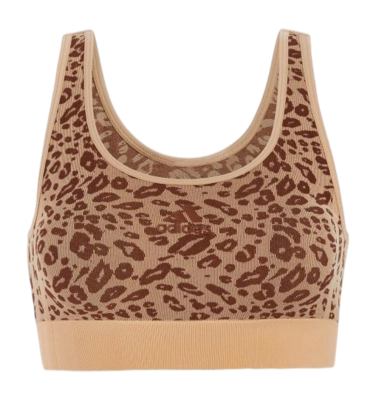 Sport BH Adidas Women Seamless Scoop Lounge Bra Animal Print
