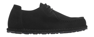 Veterschoen Birkenstock Men Utti Lace Suede Leather Black Regular