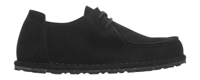 Lace-Up Shoes Birkenstock Women Utti Lace Suede Leather Black Narrow