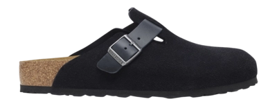 Clogs Birkenstock Boston Mixed Leather Herren Midnight Narrow