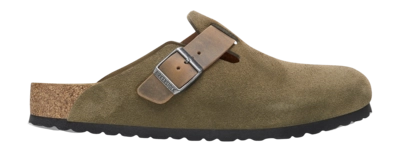 Clogs Birkenstock Boston Mixed Leather Herren Thyme Narrow