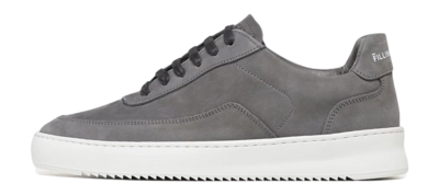 Filling Pieces Men Mondo 2.0 Ripple Nubuck Cement Grey