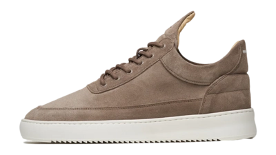 Filling Pieces Men Low Top Suede Organic Earth