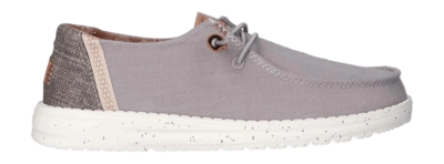 Sneaker HEYDUDE Wendy Washed Canvas Damen Grey