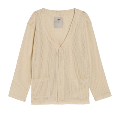 Vest OAS Men Ecru Net