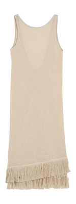 Robe de Plage OAS Femme Ecru Ari Slip Net