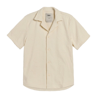 Blouse OAS Men Cream Golconda Cuba Terry