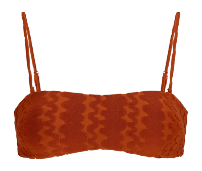 Bikinitop OAS Women Terracotta Scribble Baia