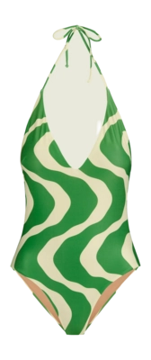 Badpak OAS Women Green Rippling Lido