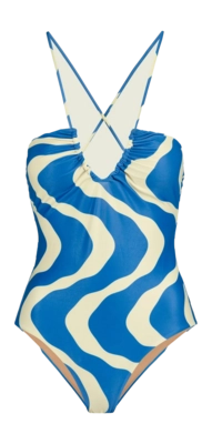 Badpak OAS Women Blue Rippling Iodio