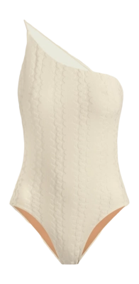 Maillot 1 Pièce OAS Femme Ecru Scribble Tuffo