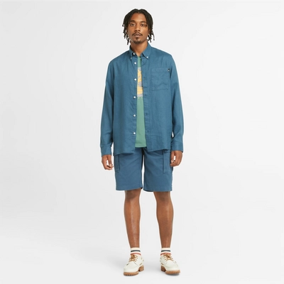 4---Twill-Cargo-Shorts-for-Men-in-Blue (3)